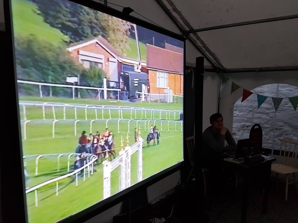 Projector used at Night At The Races NI